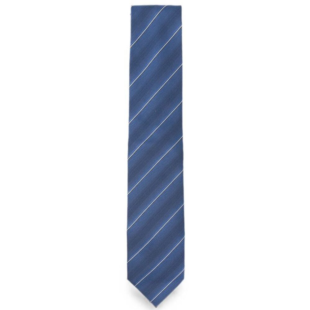 Stripe Tonal Weave Silk Tie Women